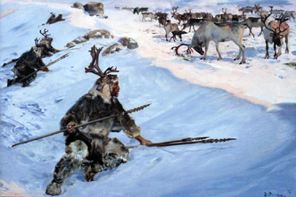 Magdalenian reindeer hunters