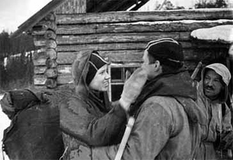 28 января 1959 г. Девушки прощаются с Юрием Юдиным во «Втором-Северном» - 1