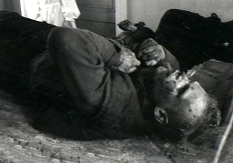 Тело Игоря Дятлова в морге центральной больницы ивдельского ИТК (т.н. п/я 240) перед вскрытием