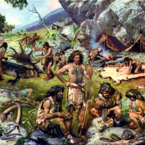 Upper Paleolithic by Zdenek Burian