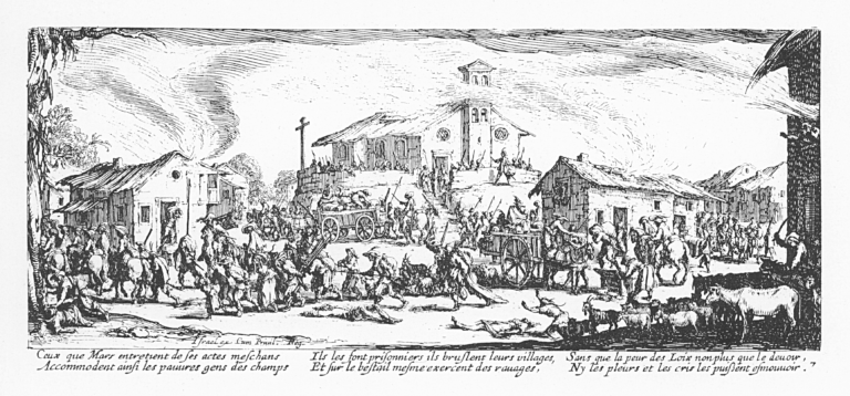 7: Pillage et incendie d'un village