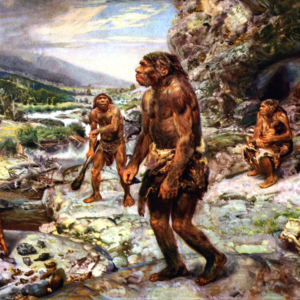 Middle Paleolithic by Zdenek Burian