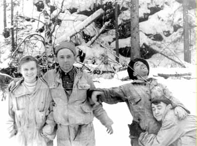 Людмила Дубинина, Георгий Кривонищенко, Николай Тибо-Бриньоль и Рустем Слободин