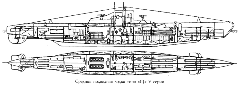 Средняя подводная лодка типа «Щ» V серии