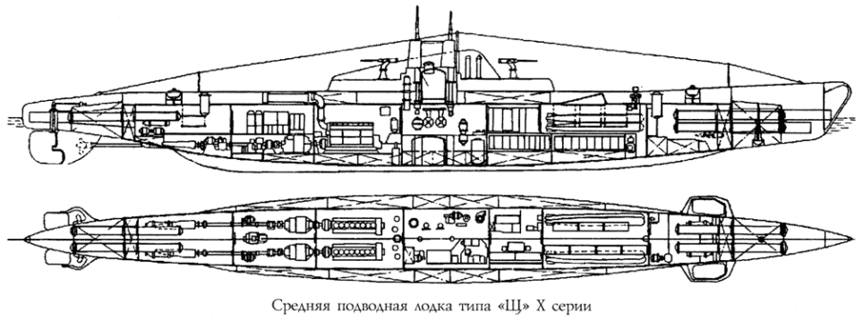 Средняя подводная лодка типа «Щ» X серии